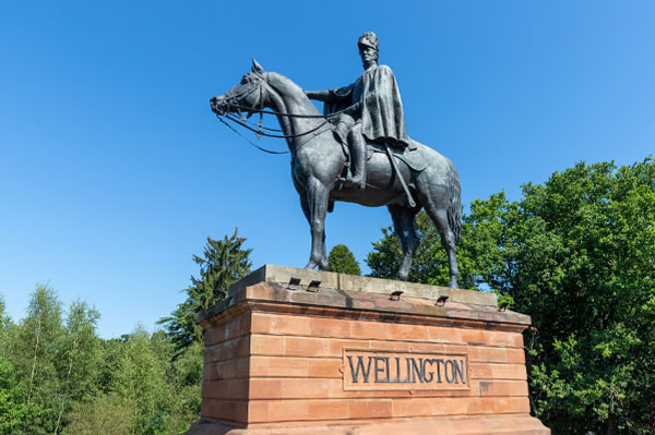 Wellington statue in Aldershot