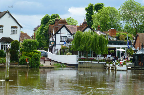 Thames River waterside in Maidenhead