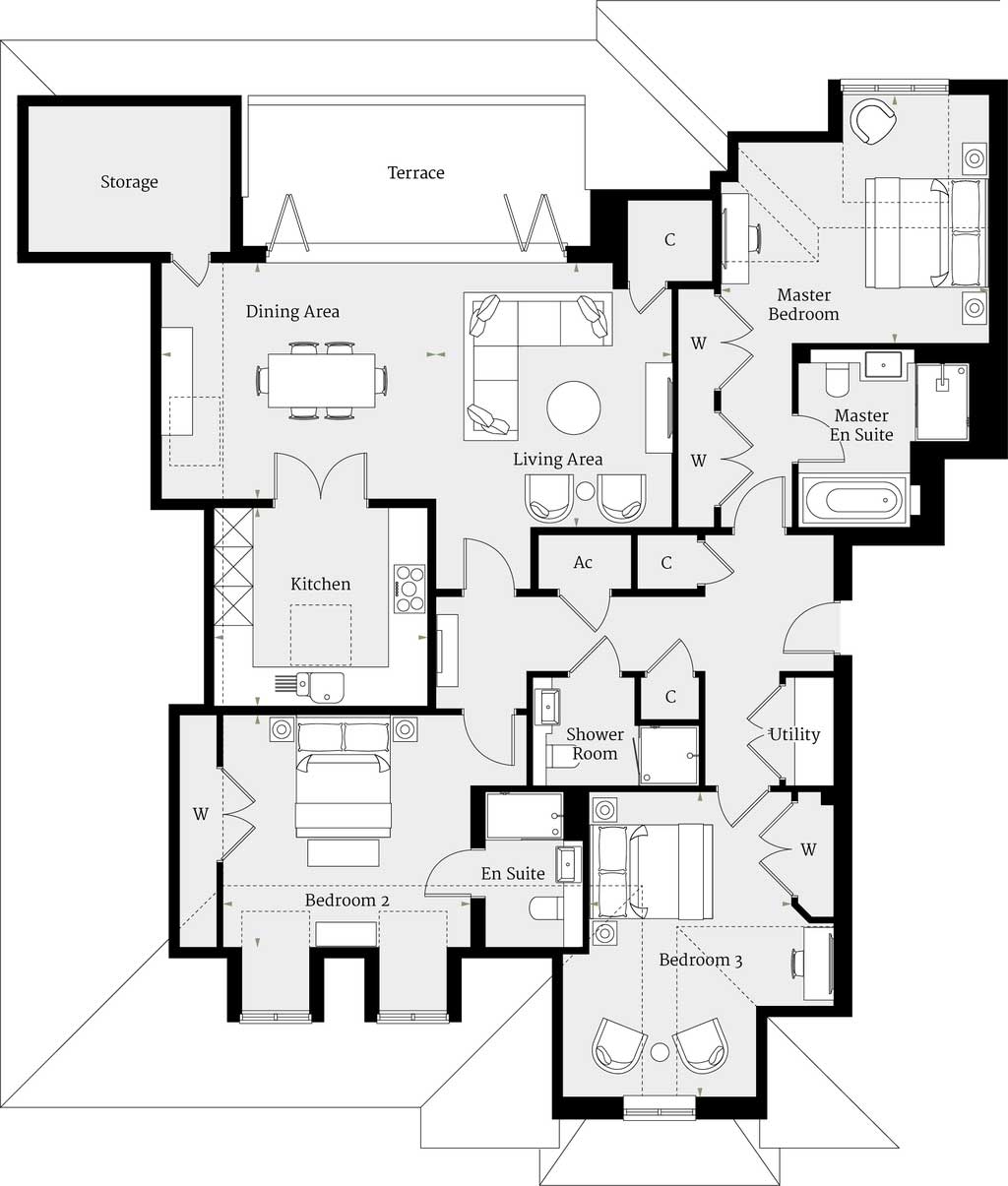 Kings Ridge, Camberley Luxury Apartments