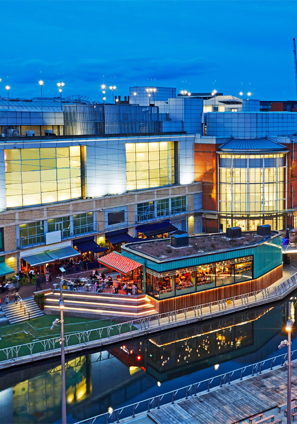 The Oracle shopping centre