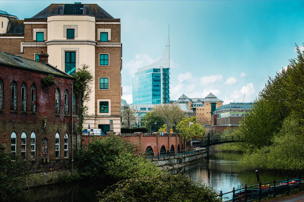 The Kennet and Avon Canal in Reading