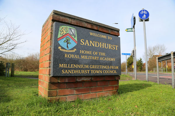 Sandhurst sign
