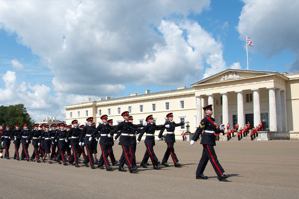The Royal Military Academy in Sandhurst