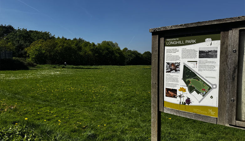 Longhill park in Chavey Down