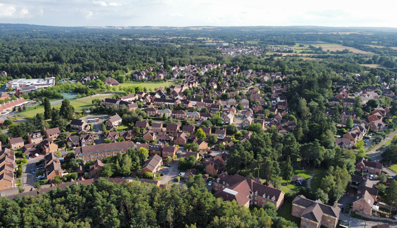 Aerial view of Fleet