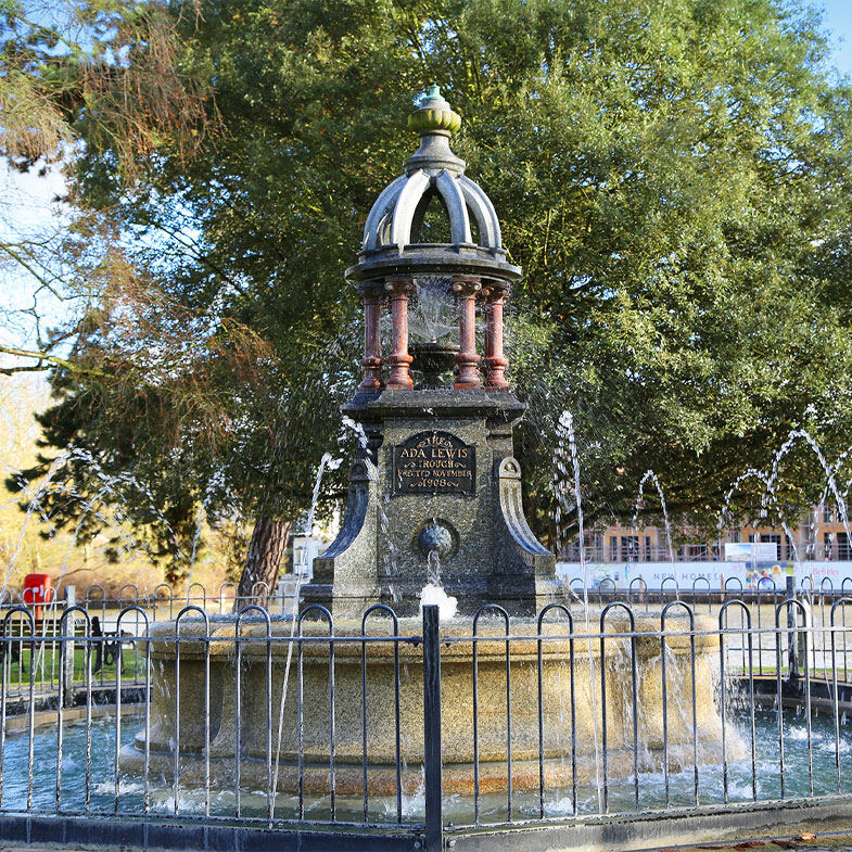 Ada Lewis Memorial Fountain in Bridge Gardens in Maidenhead