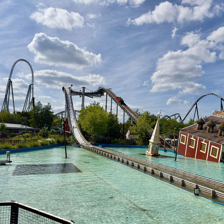 Thorpe Park near Staines