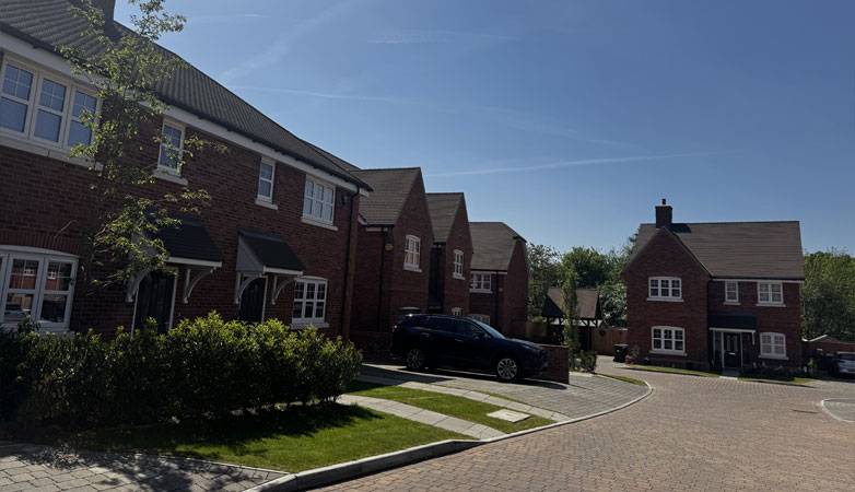 Row of houses in Winkfield